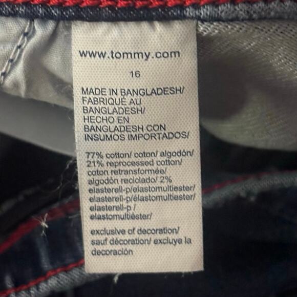 TOMMY HILFIGER “Slim Straight” Jogger Jeans Size Youth Boys 16 - Picture 7 of 11